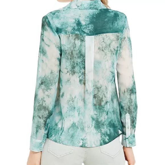 INC International Concepts Tie-Dye Button-Up Shirt - Picture 2 of 8